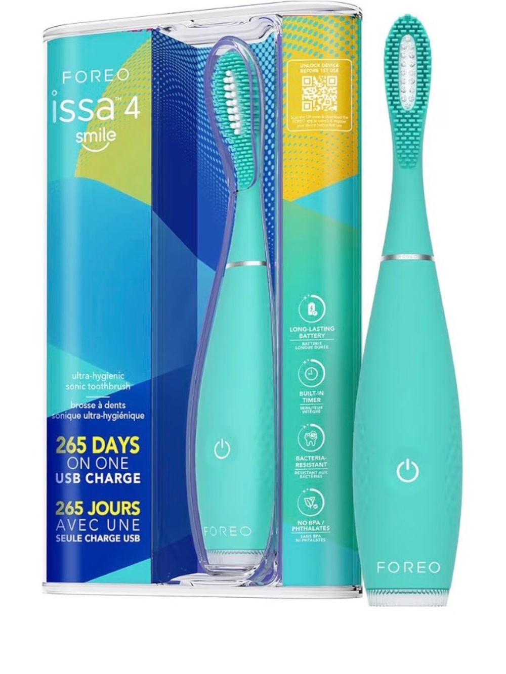 FOREO Issa 4 Sonic Toothbrush - Turquoise